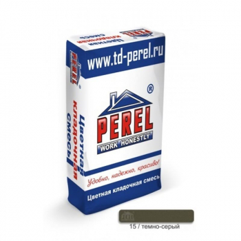 Цветная кладочная смесь Perel SL темно-серая 25 кг